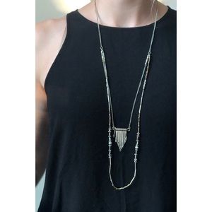 Two tiered boho necklace
